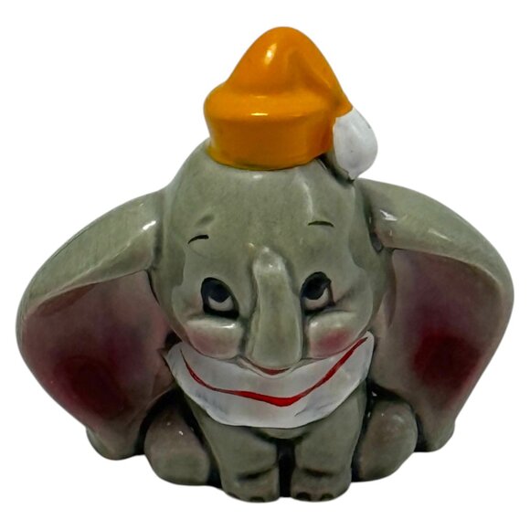 Dumbo Disney Figurine 2.5 inch Tall Ceramic Marked Disney Japan Vintage 1970s - Picture 1 of 8